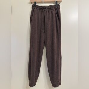 lululemon athletica soft jersey mid rise jogger 7/8 length